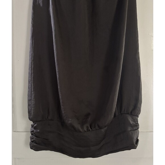 Club Monaco Olive Green Dress Off Shoulder Flutter Sleeve Mini Size 4 80’s Style - Picture 3 of 7